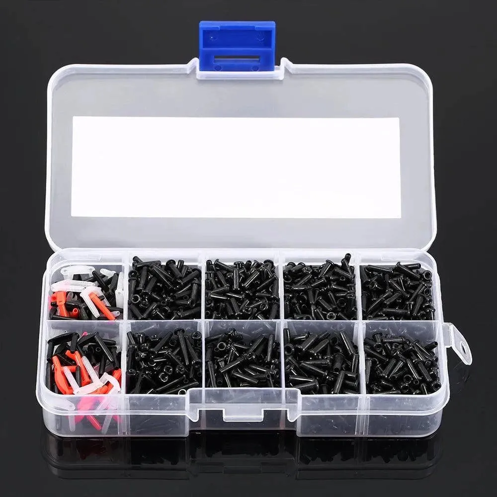 1 Box Badminton Racket Racquet Nylon Badminton Racquet Grommets Eyelets Stringing Tools Badminton String Protector Accessories