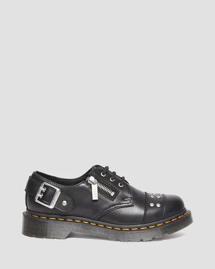 1461 Black HDW Lapacho Leather Oxford Shoe