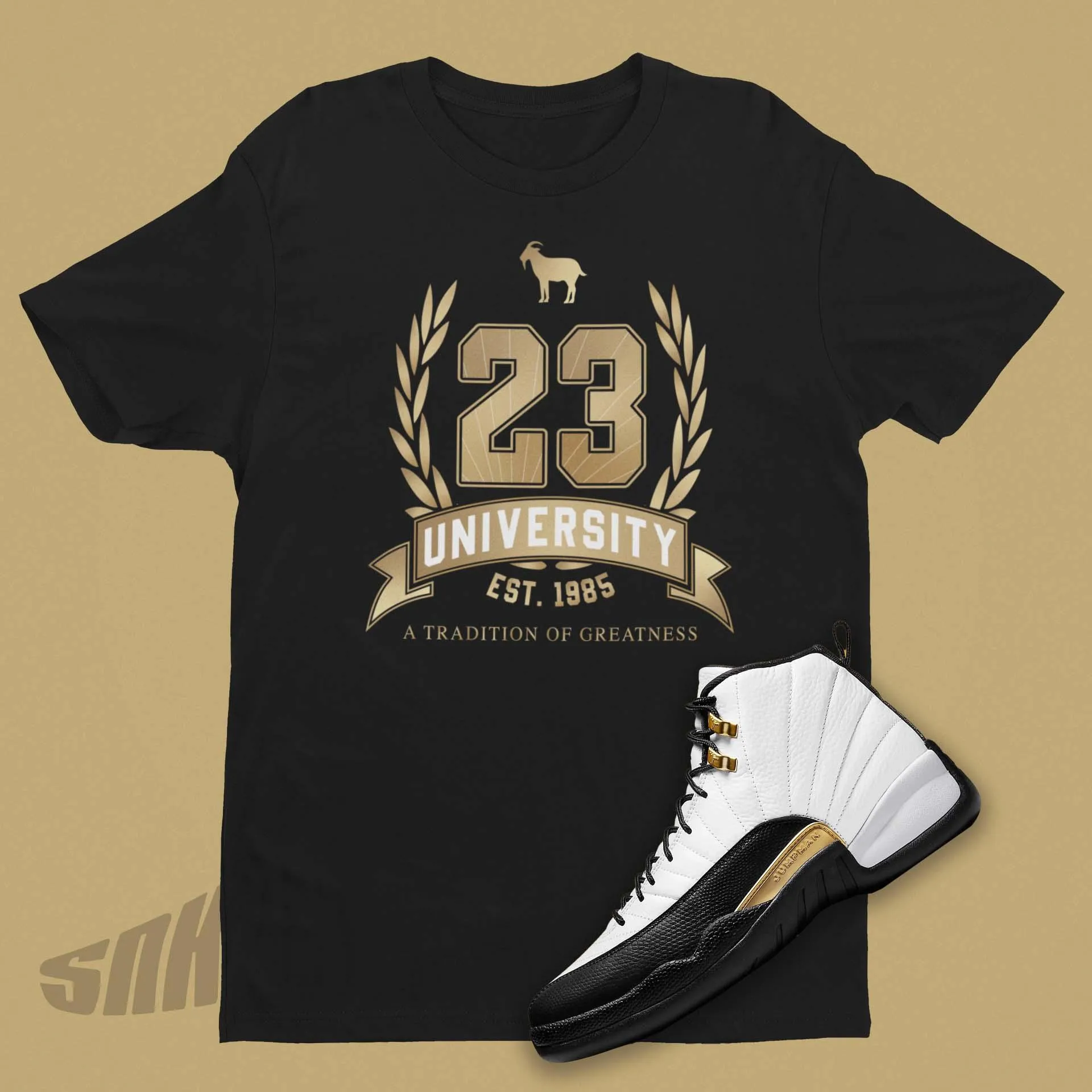 23 University Shirt To Match Air Jordan 12 Royalty Taxi