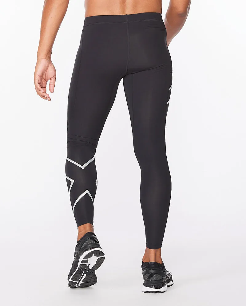 2XU Full-Length Compression Tights - Mens - Black/Silver