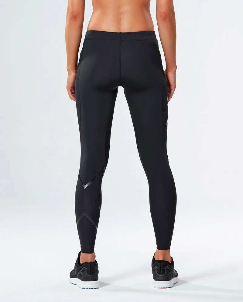 2XU TR2 Compression Full-Length Tights - Womens - Black/NRO