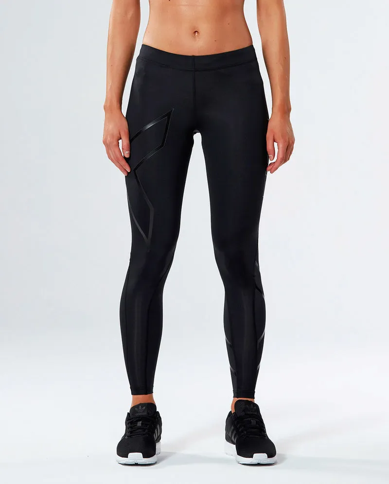 2XU TR2 Compression Full-Length Tights - Womens - Black/NRO