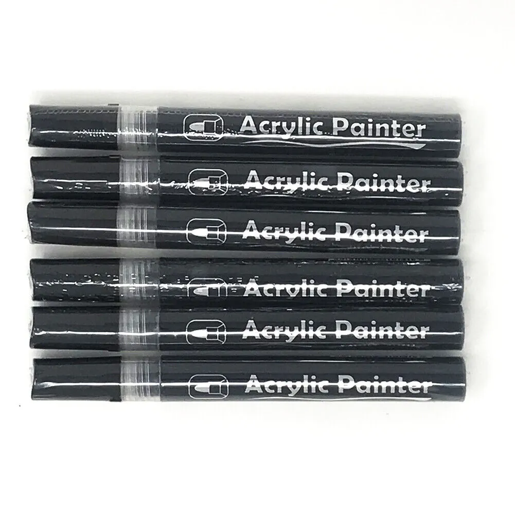 Acrylic Paint Marker Pens Set Pebble, Rock & Stone painting,Scrapbooking,Fabric