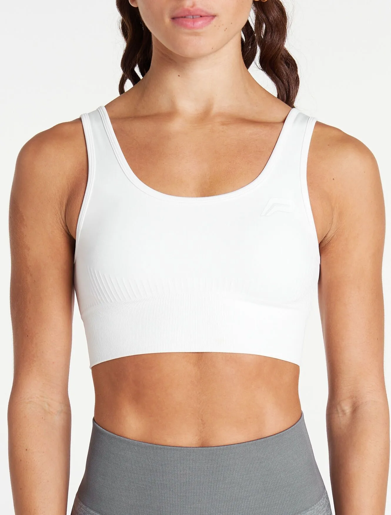 ADAPT Seamless Sports Bra - White