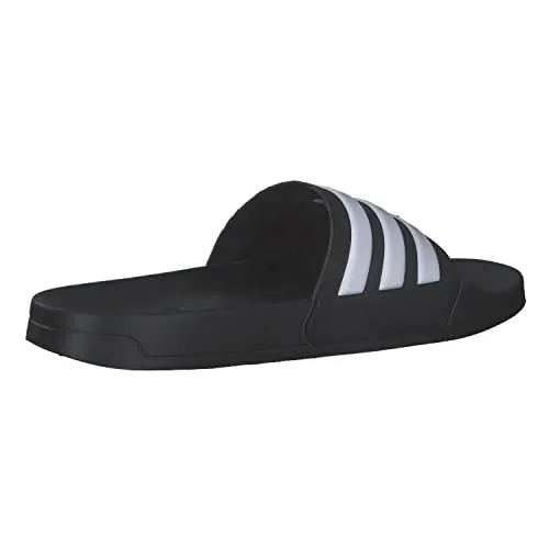 Adidas mens ADILETTE SHOWER CBLACK/FTWWHT/CBLACK Slipper - 4 UK (GZ5922)