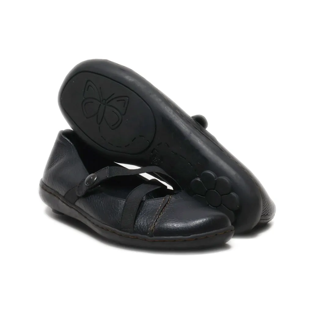 Andre Slip Ons Leather Black Colour For Women