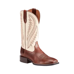 Ariat Men's Sport Stonewall Native Cream Brown Western Boots