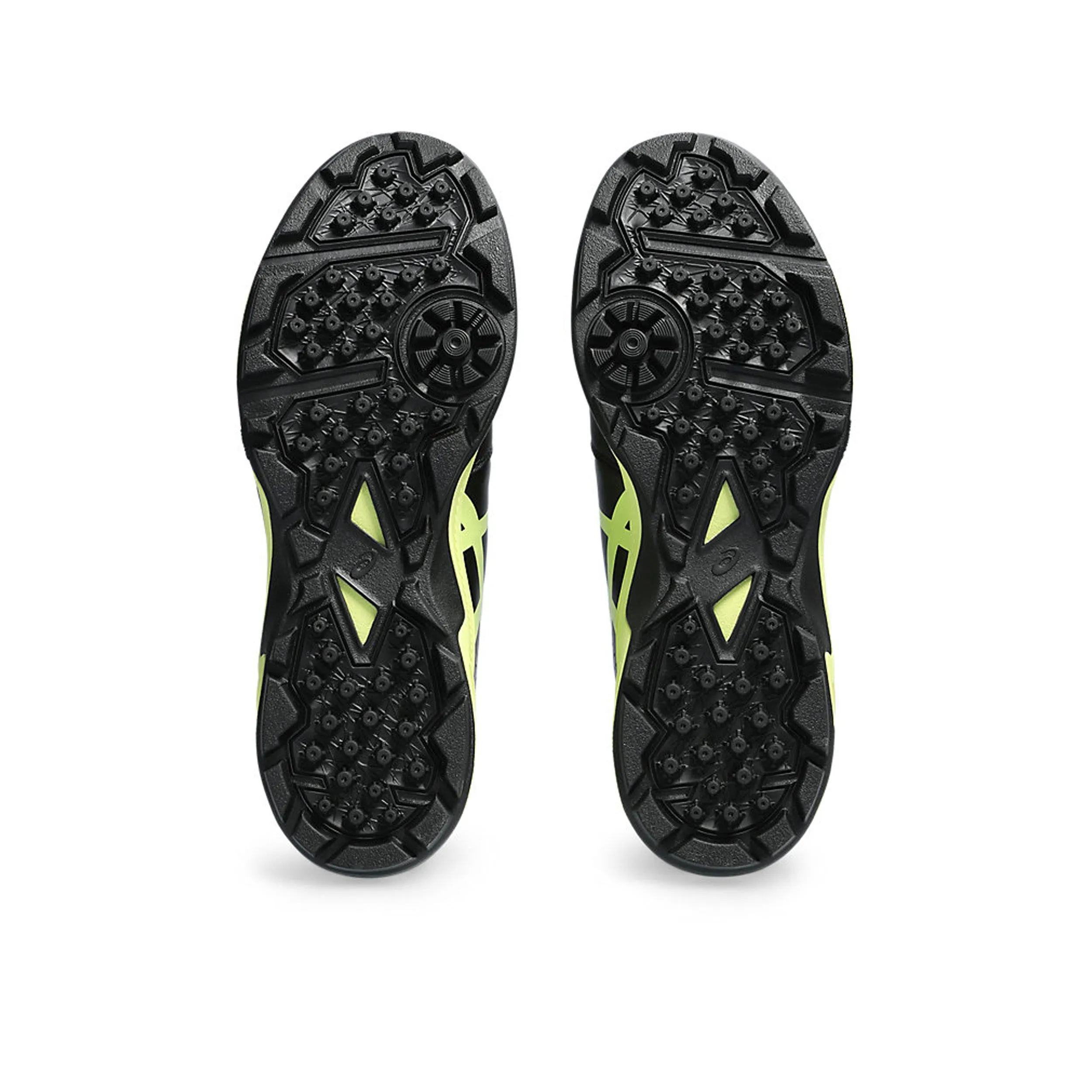 Asics Gel Peake 2 Men's Cricket Shoes - Black/Glow Yellow