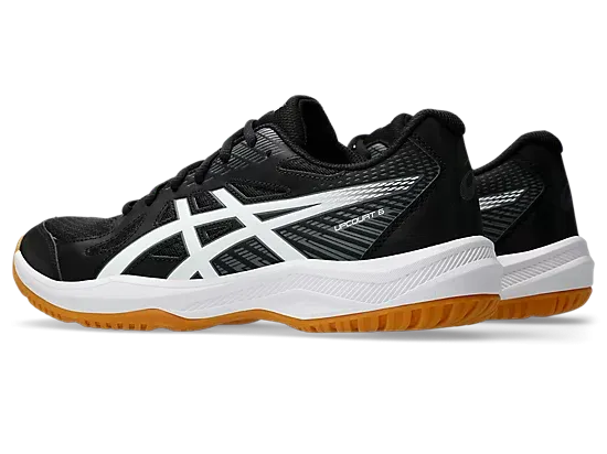 Asics Gel-Upcourt 6 Black/White Men's Court Shoe