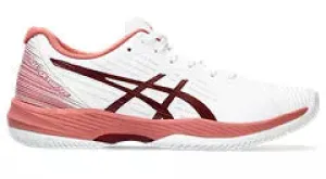 Asics Women's Solution Swift FF (White/Light Garnet)