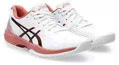 Asics Women's Solution Swift FF (White/Light Garnet)