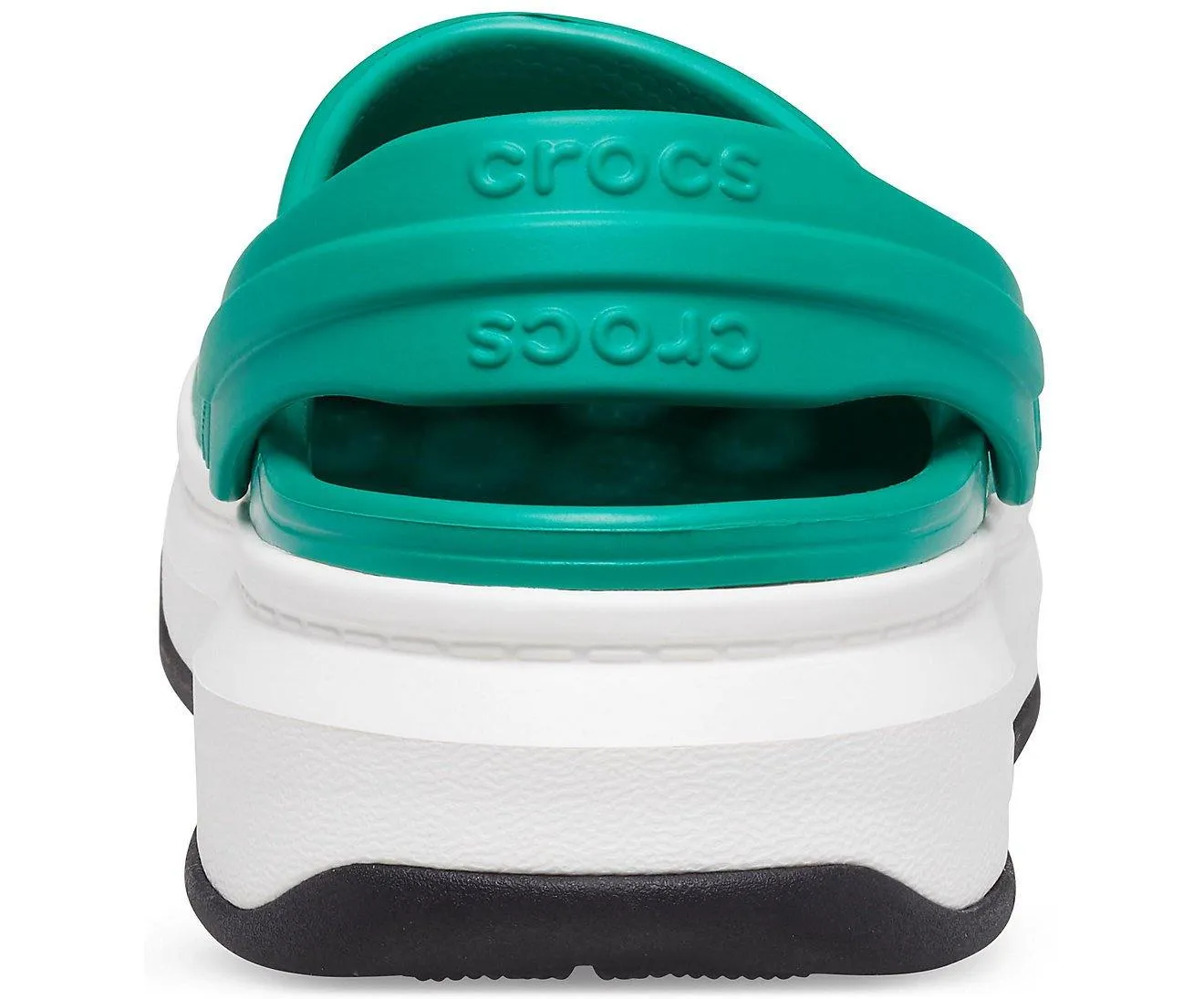 Authentic Crocband Full Force Clog - Deep Green/ White