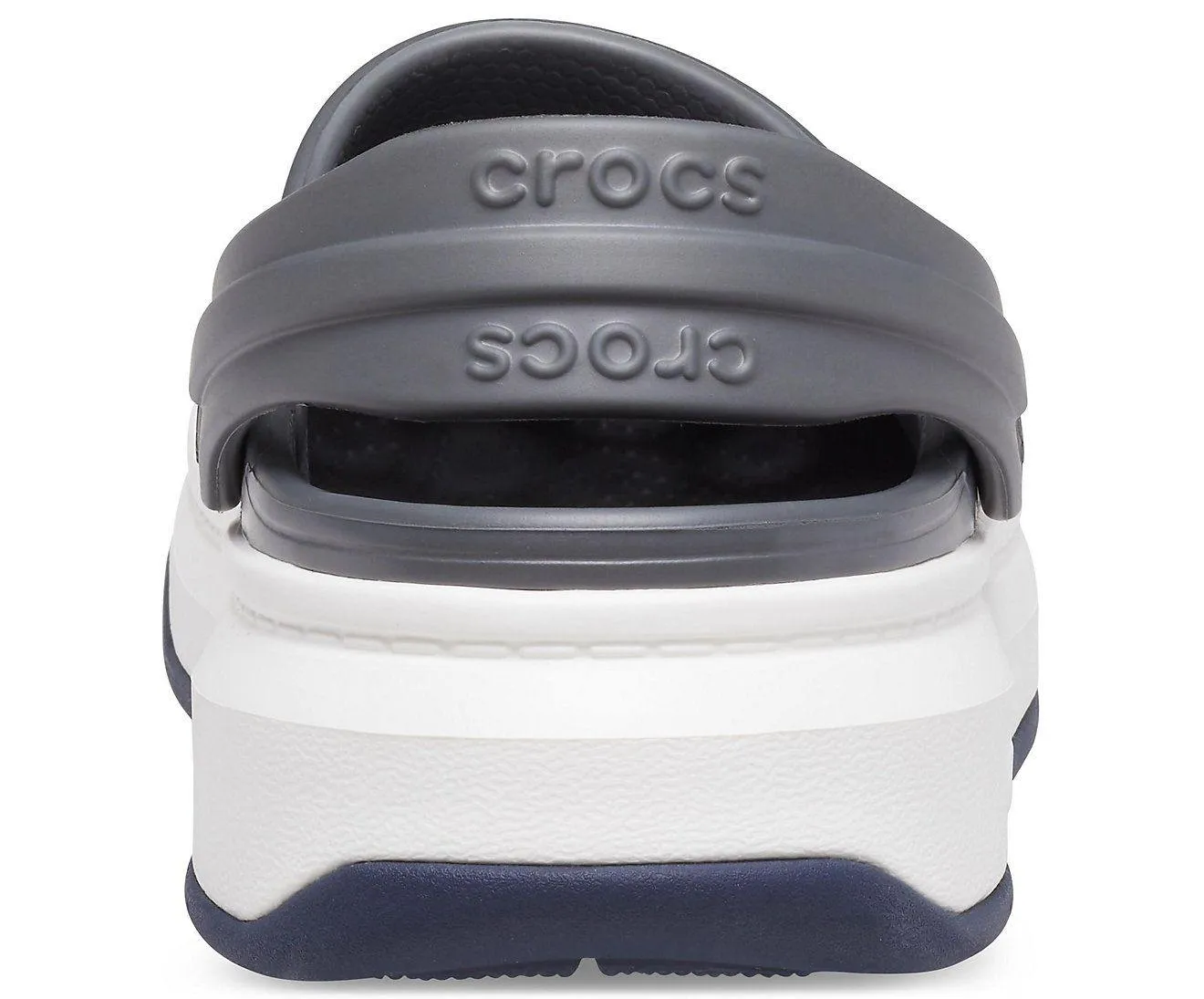 Authentic Crocband Full Force Clog - Slate Grey/ White