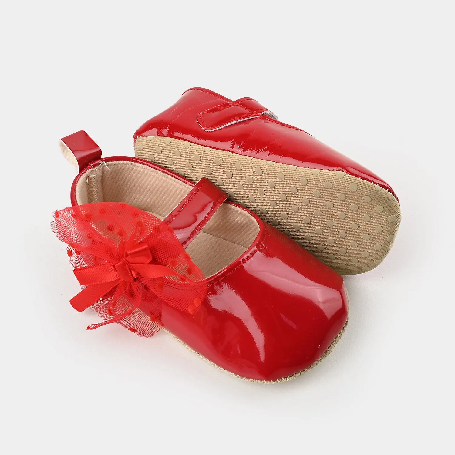 Baby Girl Shoes D127-Red