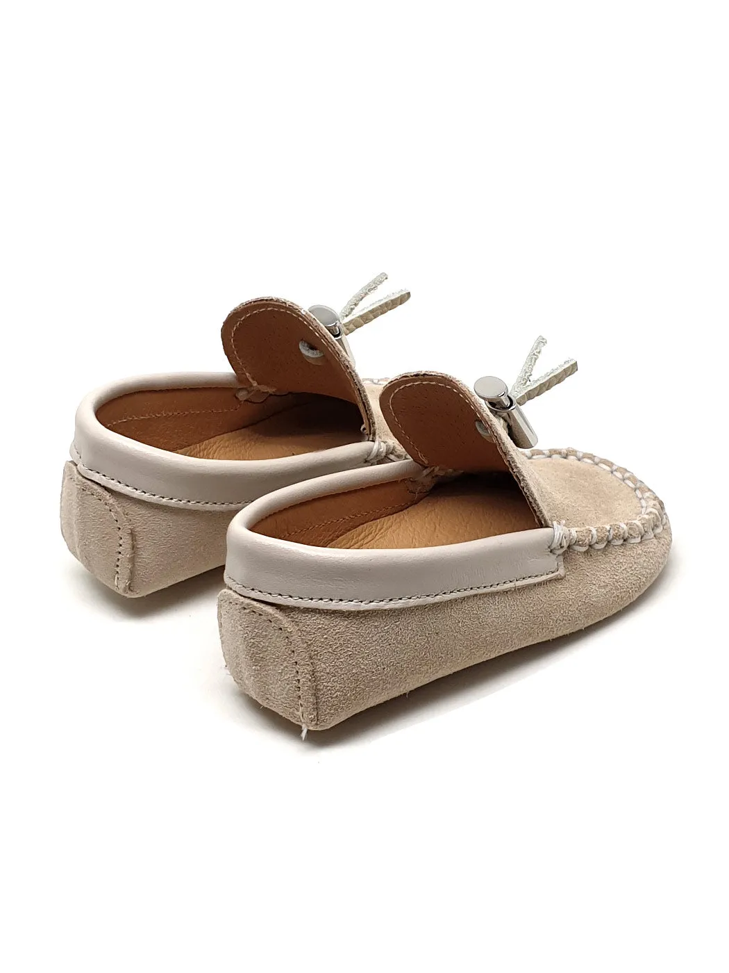 Baby's Suede Shoe for boy-M4BE Beige