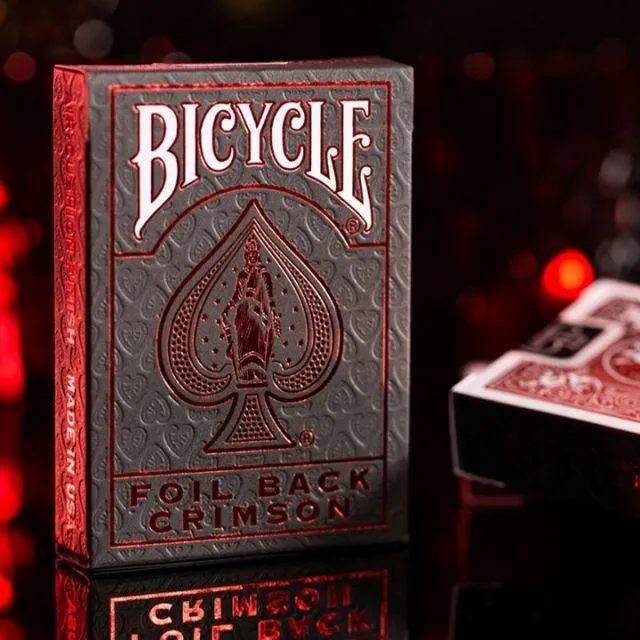 Bicycle Metalluxe Playing Cards - Red