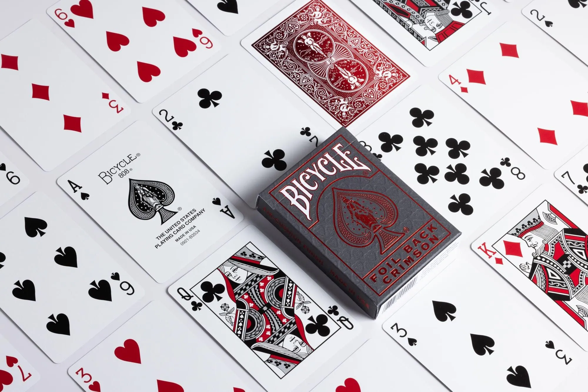 Bicycle Metalluxe Playing Cards - Red