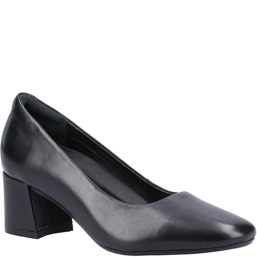 Black Alicia Court Shoes