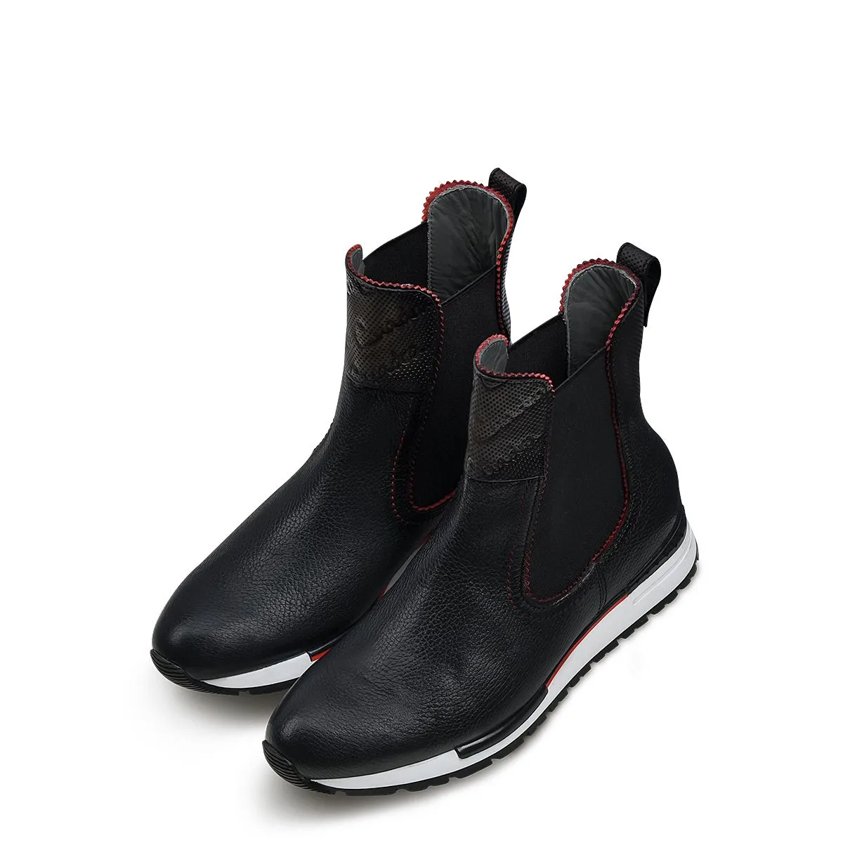 Black sport style boots