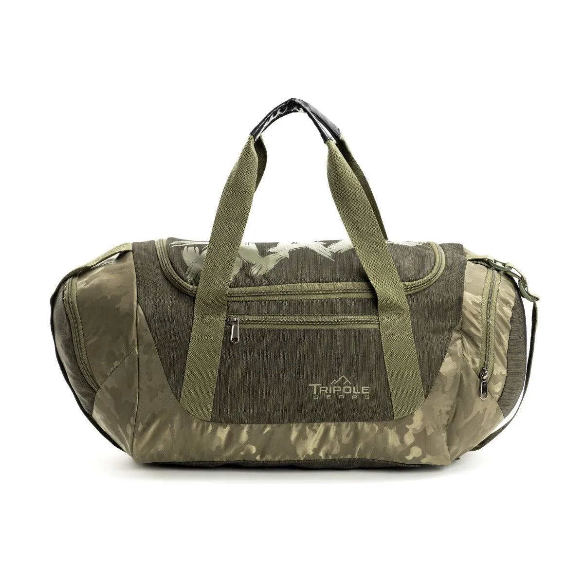 Blaze Gym & Sports Duffel Bag - Green Melange   Green Jaquard