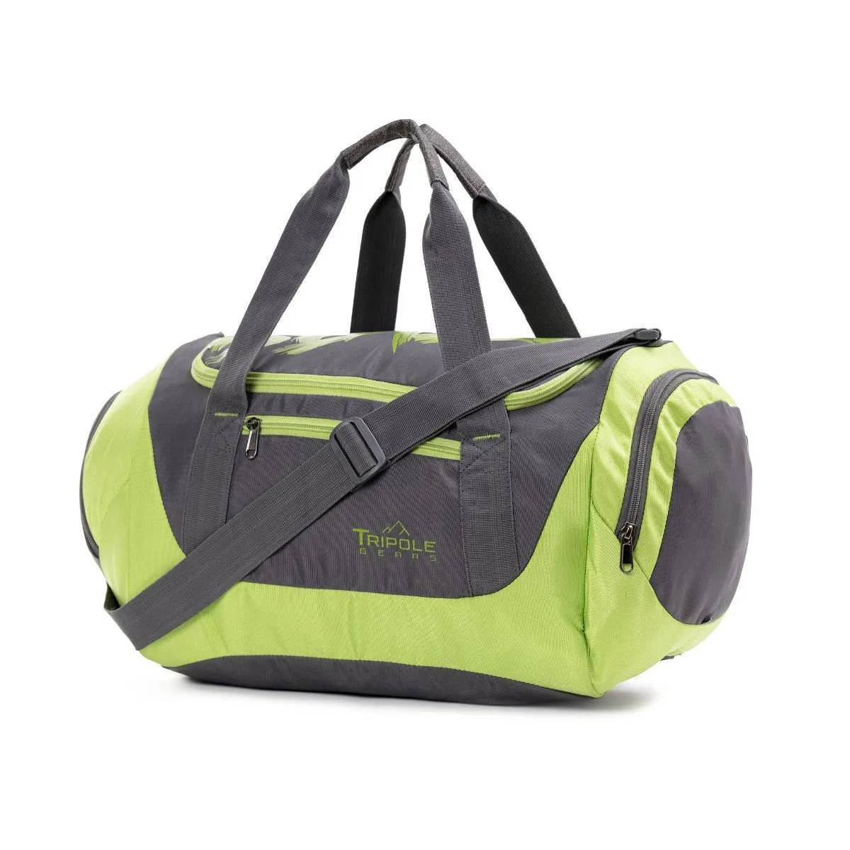 Blaze Gym & Sports Duffel Bag - Grey   Neon Yellow