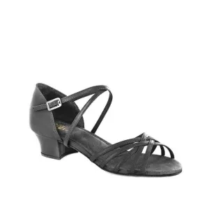 Bloch: Annabella: Black Leather-1.5" Latin