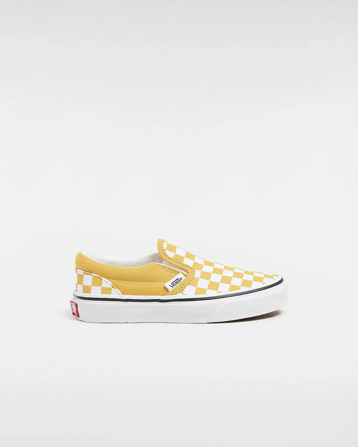 Boys Classic Slip On in Checkerboard Golden Glow