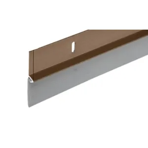 Brown Aluminum Door Sweep