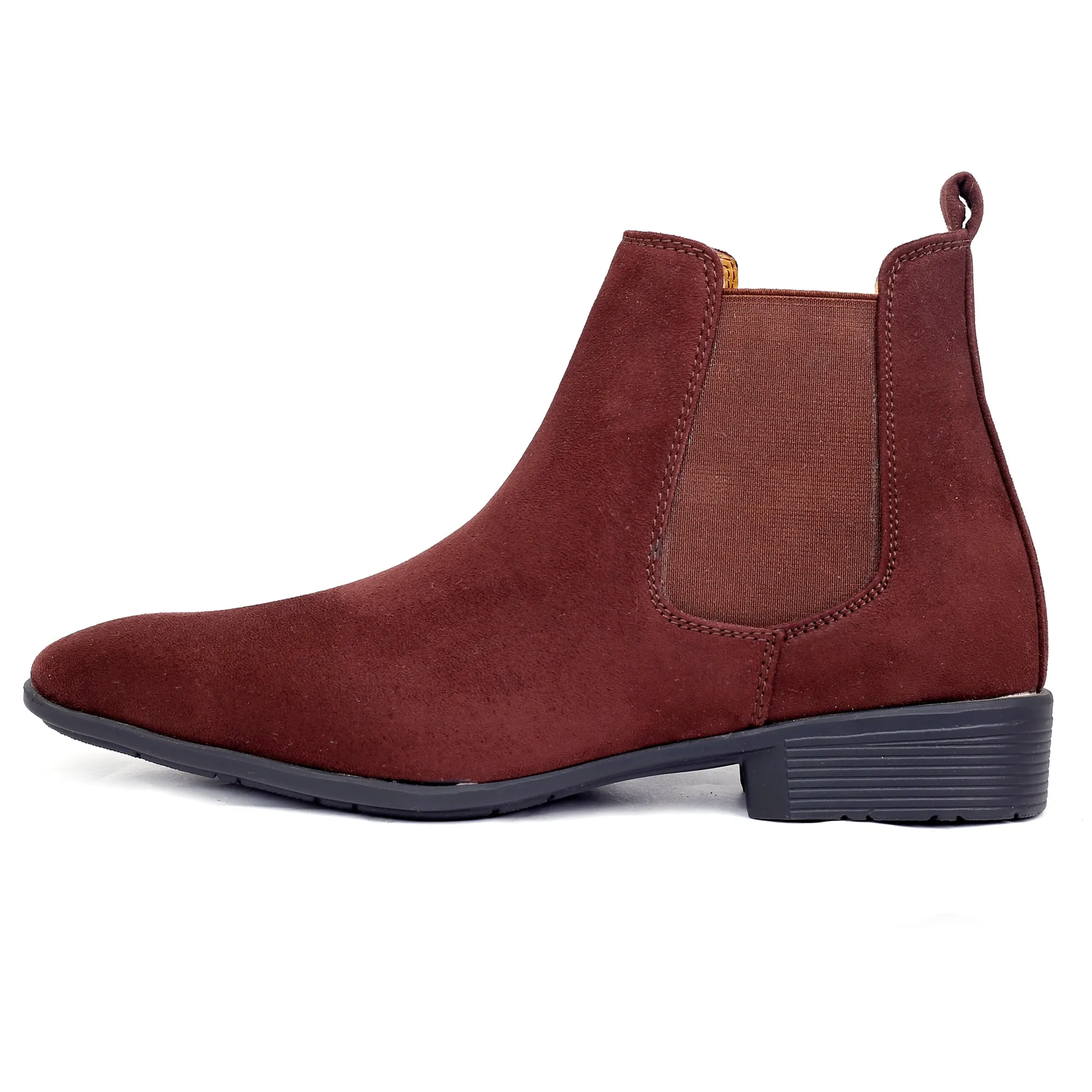 Bxxy's Vegan Suede Ultra Comfortable Slip-on Boots for Men