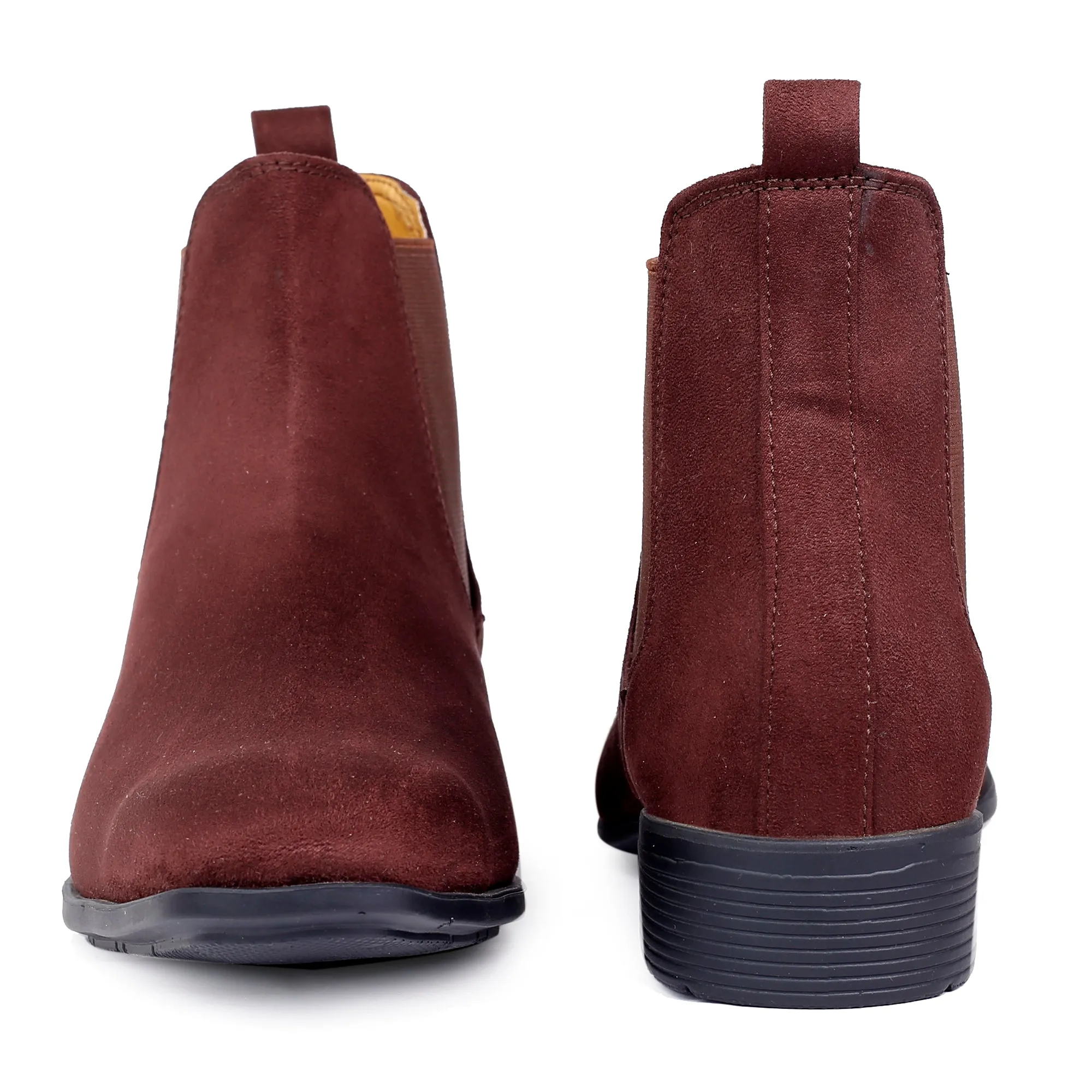 Bxxy's Vegan Suede Ultra Comfortable Slip-on Boots for Men