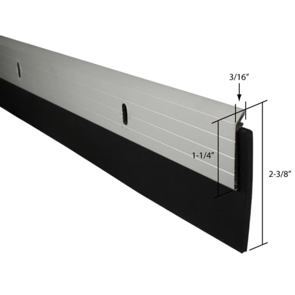 Commercial 2-3/8" Bottom Door Sweep for 36" Doors