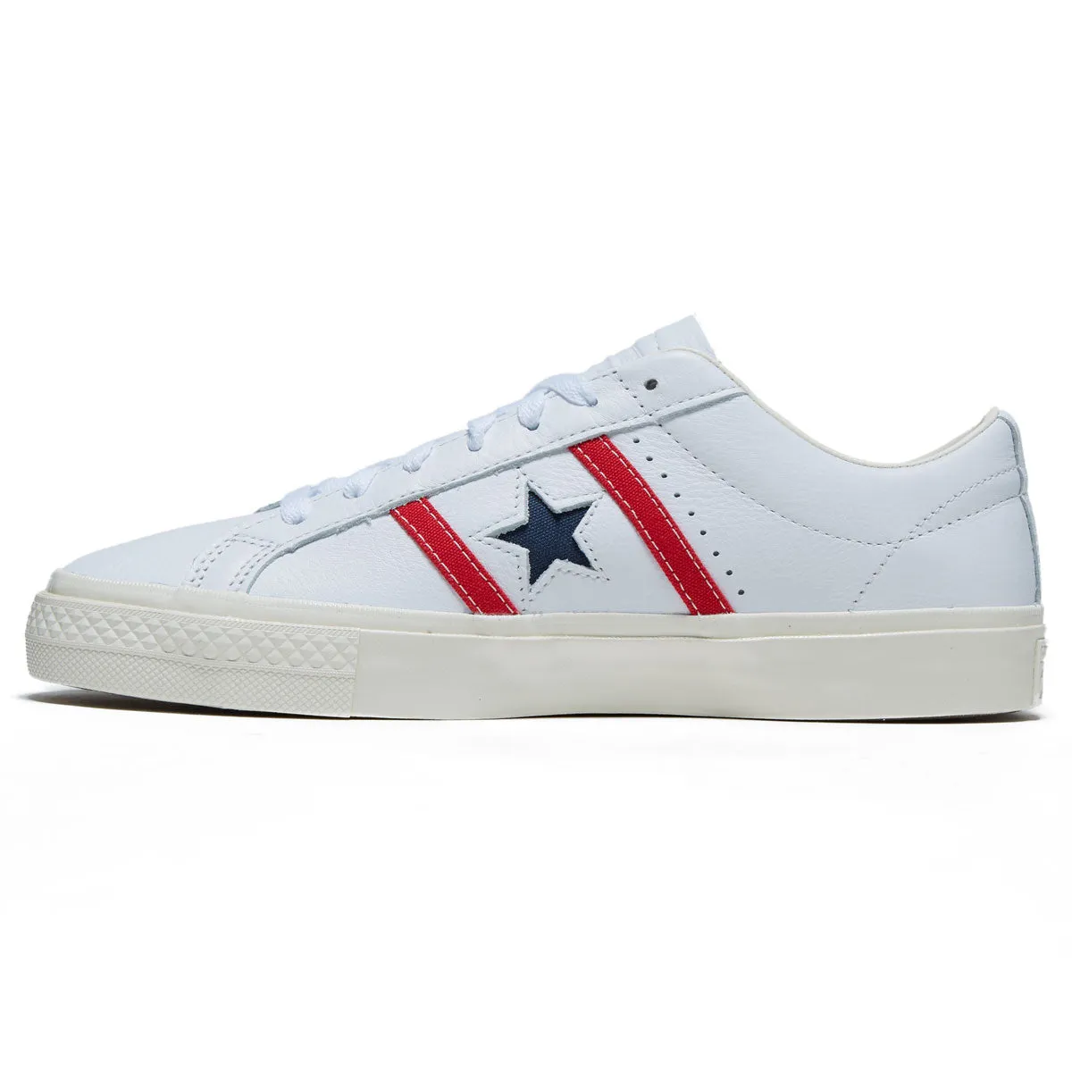 Converse One Star Academy Pro Shoes - White/Red/Blue