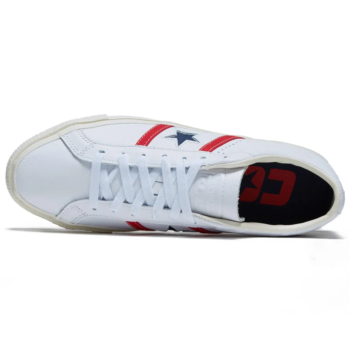 Converse One Star Academy Pro Shoes - White/Red/Blue