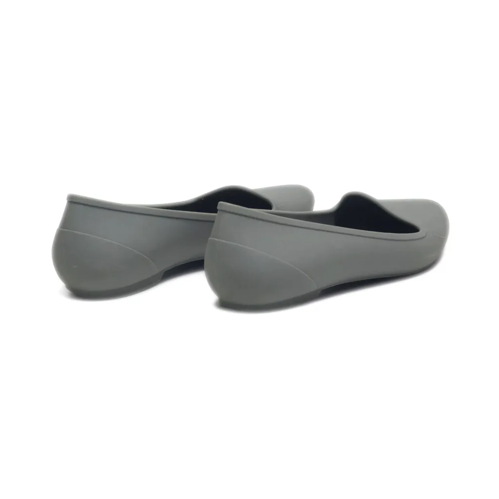 Crocs Ballerinas Rubber Grey Colour For Women