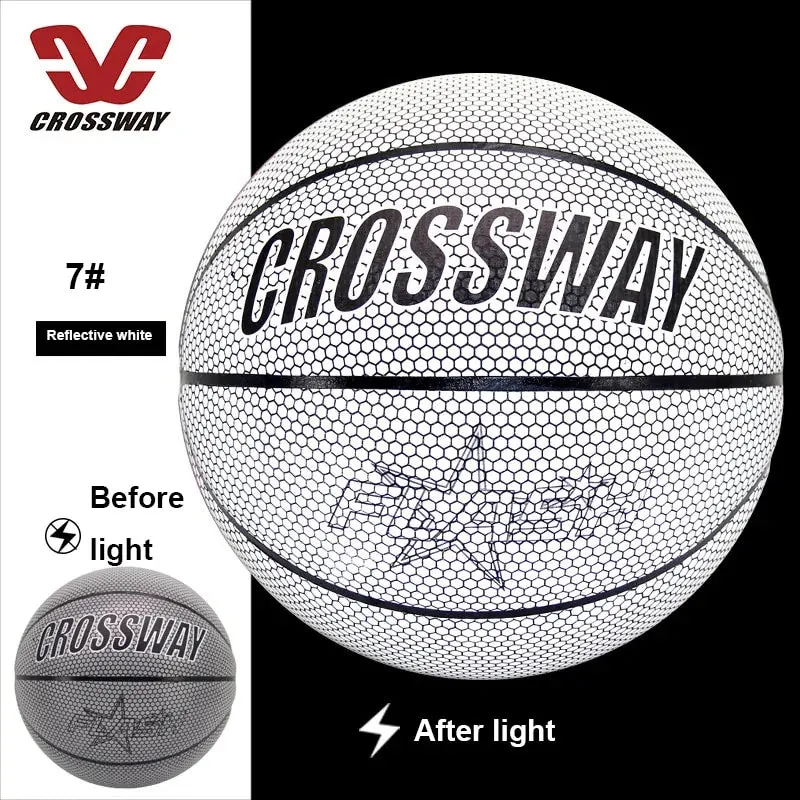 Crossway Luminous Holographic Reflective Wear-Resistant Basketball