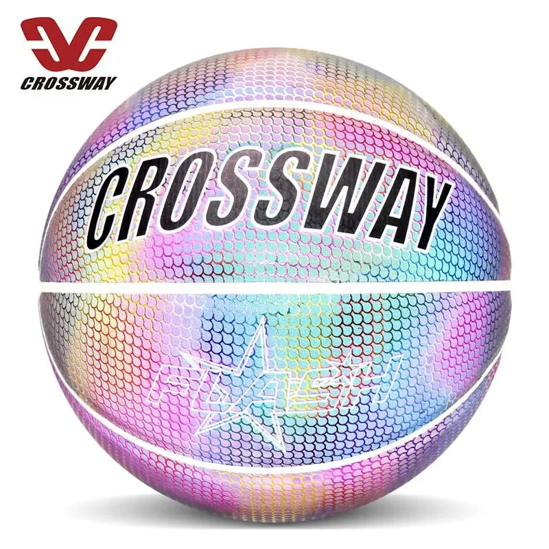 Crossway Luminous Holographic Reflective Wear-Resistant Basketball