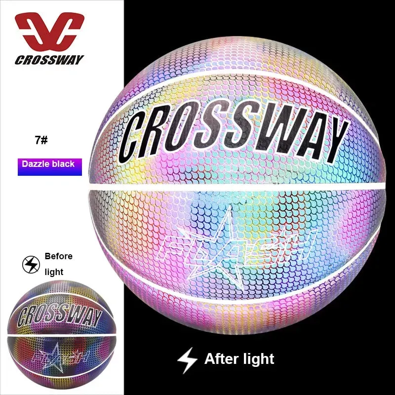 Crossway Luminous Holographic Reflective Wear-Resistant Basketball