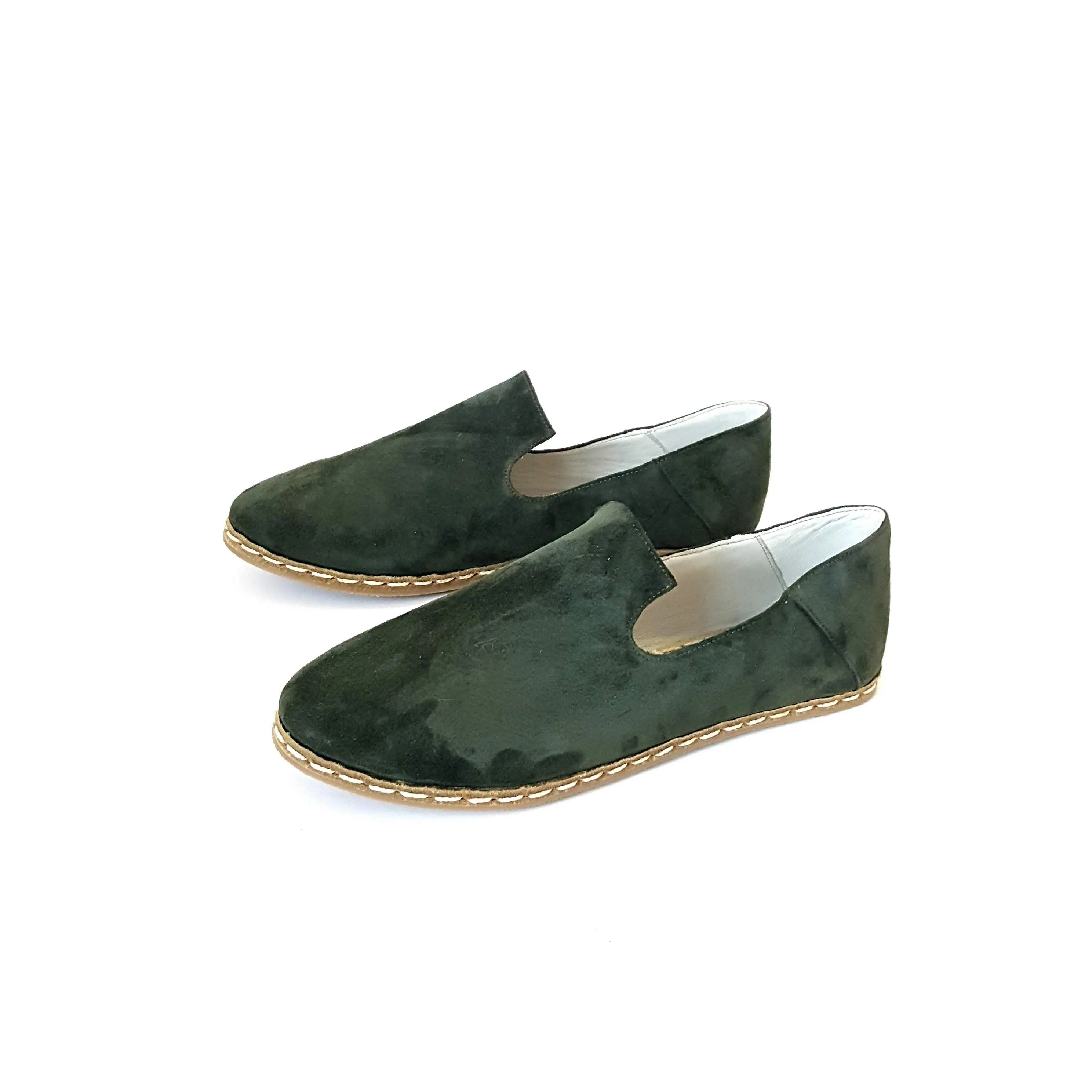 Deniz Loafers in Evergreen Suede