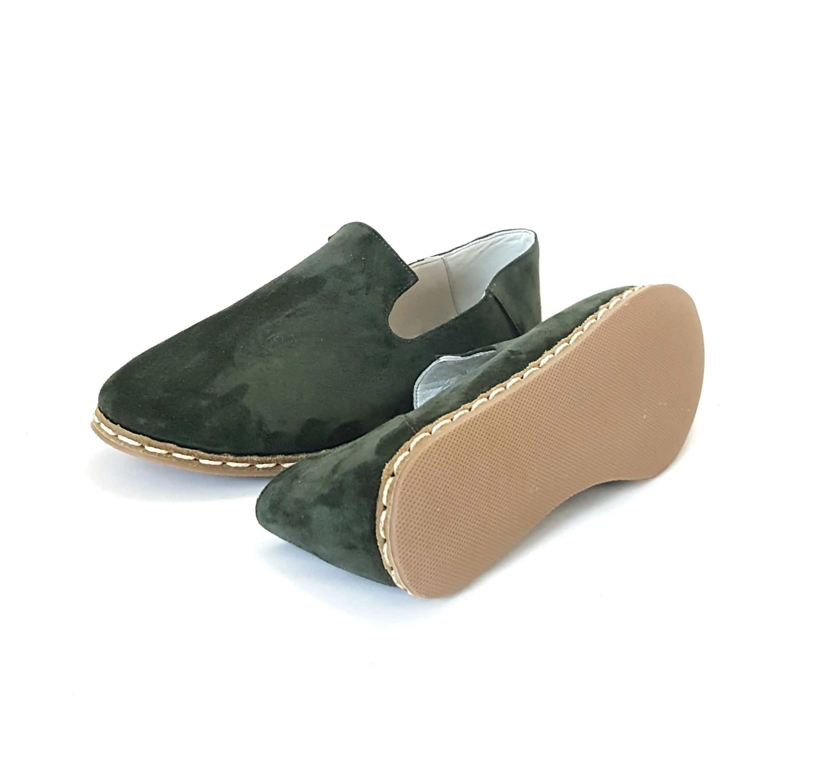 Deniz Loafers in Evergreen Suede