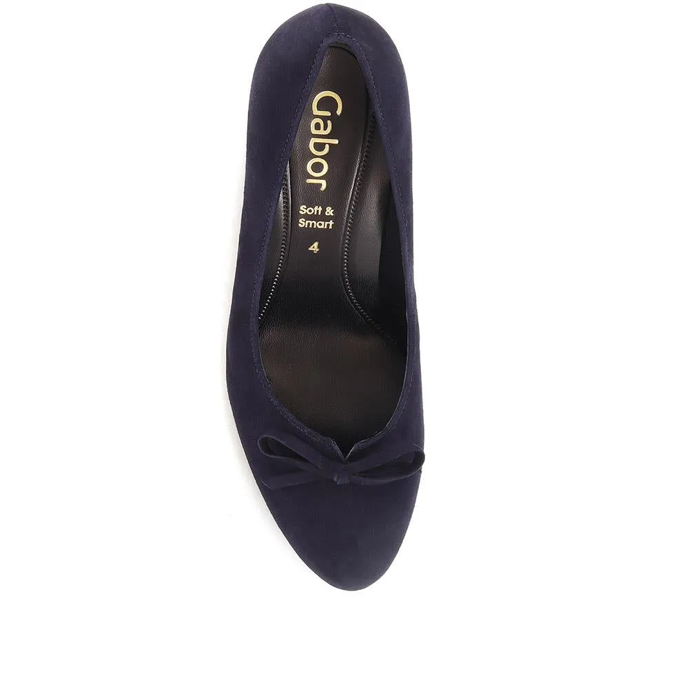 Elberta Suede Court Shoes - GAB36542 / 323 036