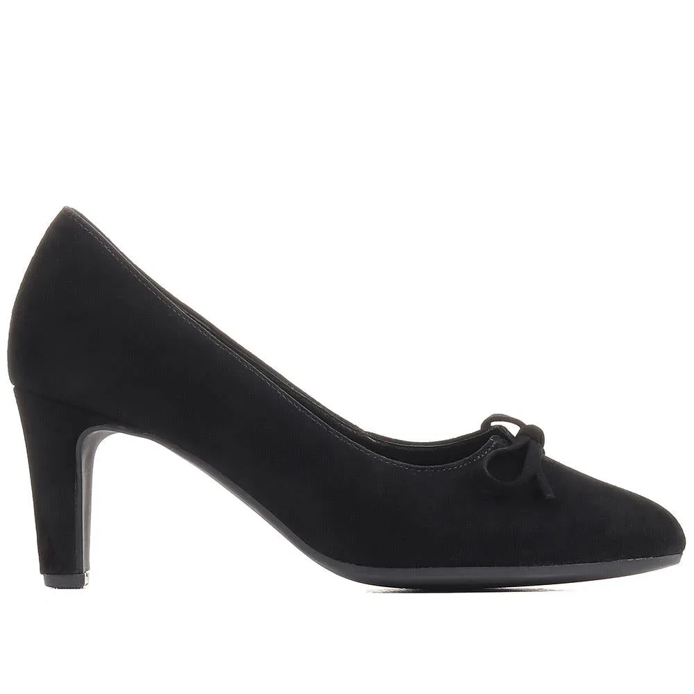 Elberta Suede Court Shoes - GAB36542 / 323 036