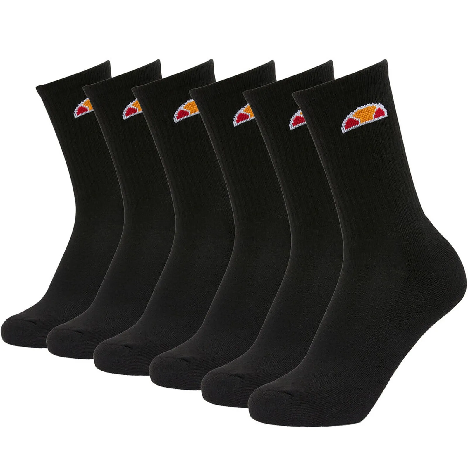 Ellesse Mens Tamuna 6 Pack Sports Crew Socks