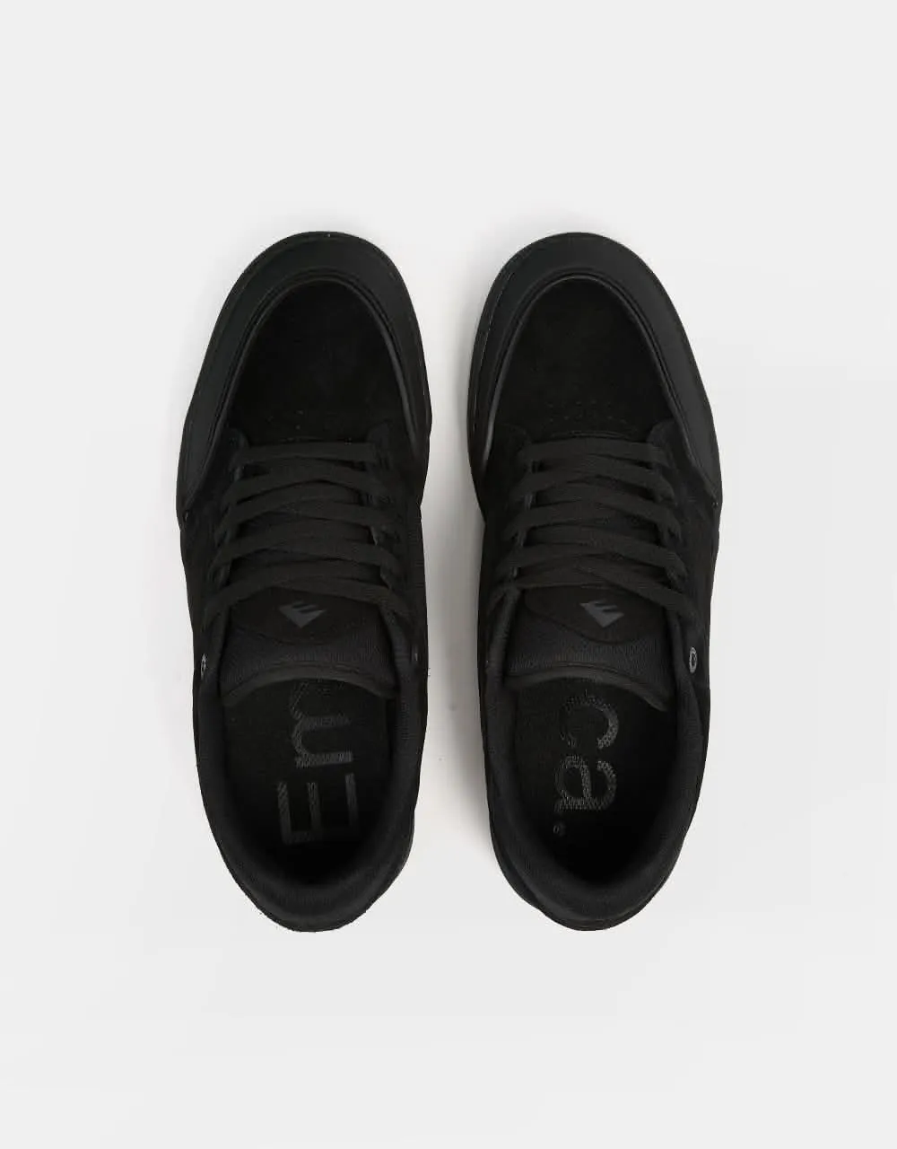 Emerica Heritic Skate Shoes - Black/Black