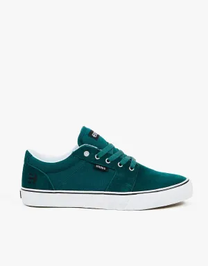 Etnies Barge LS Skate Shoes - Green/White/Black