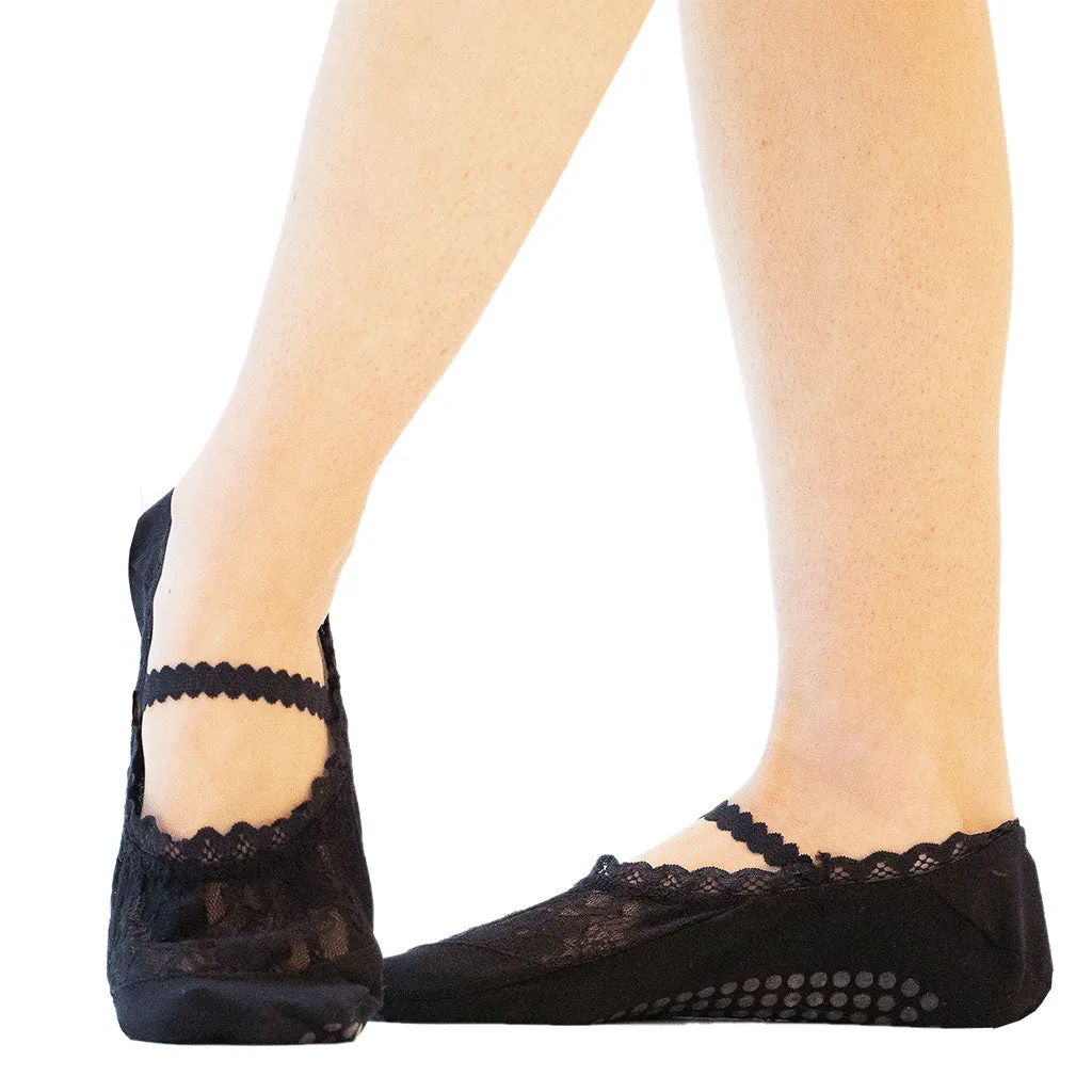 Eva Lace Grip Socks - Ballet (Barre / Pilates)