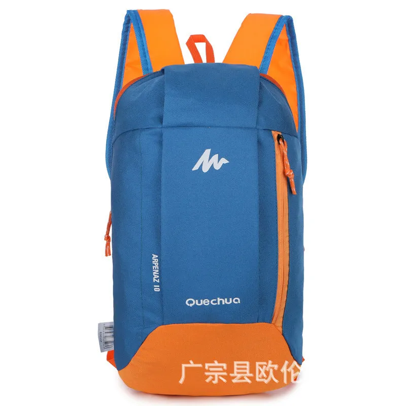 Factory Direct Sales Outdoor Sports Backpack Men's and Women's Leisure Travel Backpack Lightweight Gift Logo Outdoor Bag