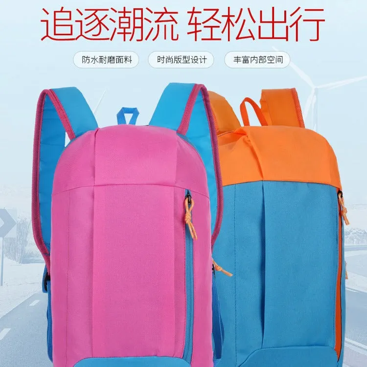 Factory Direct Sales Outdoor Sports Backpack Men's and Women's Leisure Travel Backpack Lightweight Gift Logo Outdoor Bag