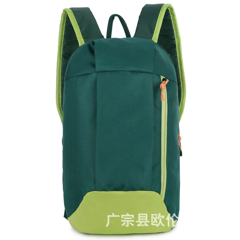 Factory Direct Sales Outdoor Sports Backpack Men's and Women's Leisure Travel Backpack Lightweight Gift Logo Outdoor Bag