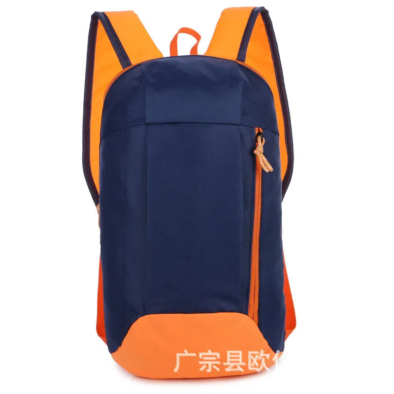 Factory Direct Sales Outdoor Sports Backpack Men's and Women's Leisure Travel Backpack Lightweight Gift Logo Outdoor Bag