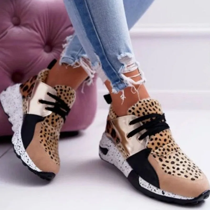 Fashion Casual Patchwork Round Sports Shoes